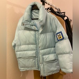Baby Blue Puffer Jacket